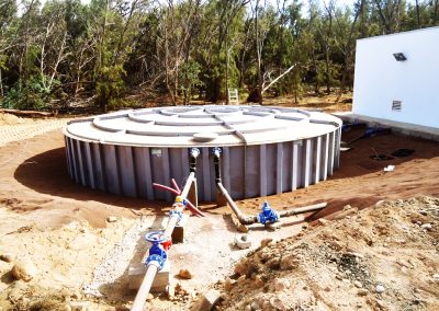 Colector de saneamiento y nuevo sistema de riego automatizado. Aeropuerto de Gran Canaria, España