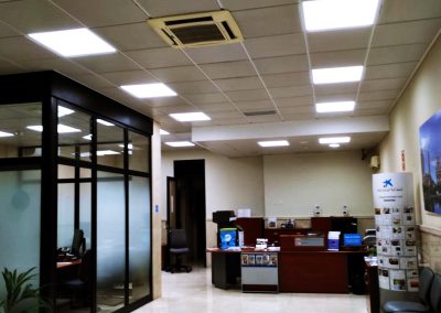 Reforma instalación eléctrica de BT en oficina Caixabank 6685 Valleseco. Calle Reverendo Onésimo Betancor, Santa Cruz de Tenerife, Tenerife, España