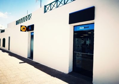 Instalación eléctrica oficina bancaria Caixabank 6992 Playa Blanca. Playa Blanca, Lanzarote, España