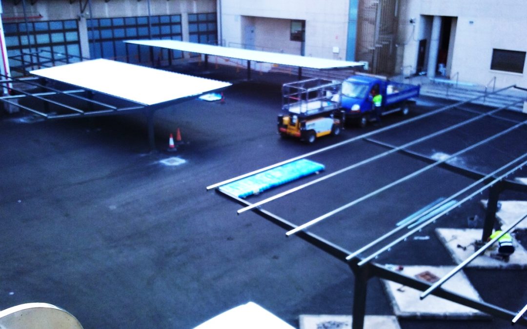 Aparcamiento TWR. Aeropuerto de Gran Canaria, España