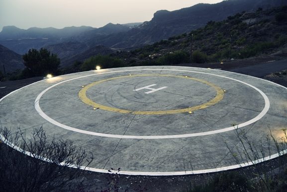 Instalación eléctrica Helipuerto Tejeda. Tejeda, España