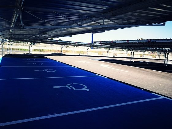 Instalación eléctrica Aparcamiento P14. Aeropuerto de Gran Canaria, España