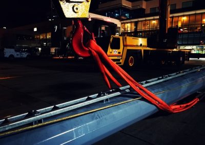 Mejora de la iluminación de plataforma de aeronaves. Aeropuerto de Gran Canaria, España
