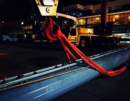 Mejora de la iluminación de plataforma de aeronaves. Aeropuerto de Gran Canaria, España