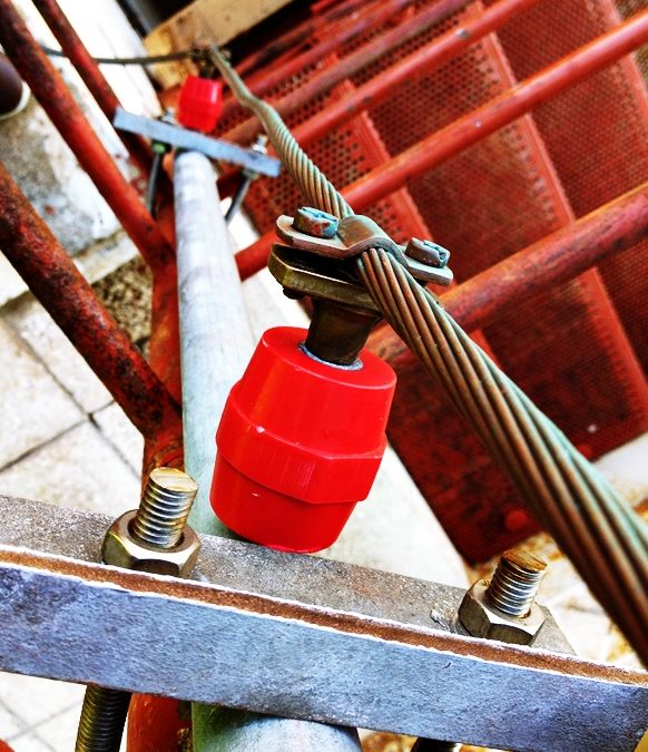 Pararrayos en Torre de Control. Aeropuerto de Gran Canaria, España