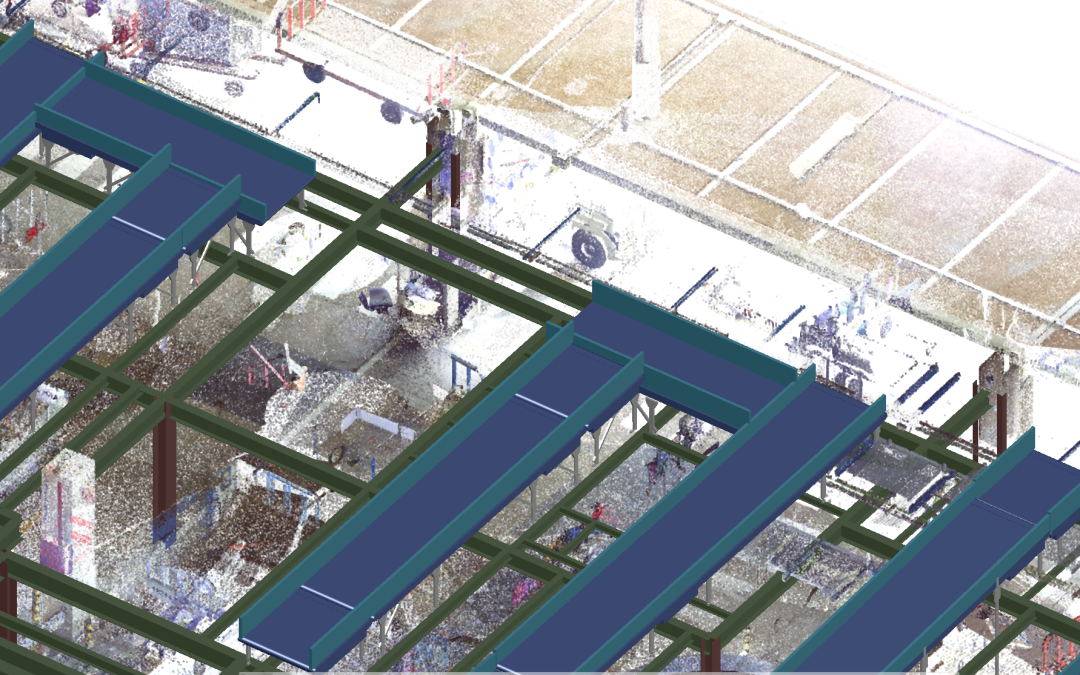 Estructura
  para instalaciones de adaptación SIEB a nuevas EDS estándar 3 en el Patio 2
  HF21-22-23. Aeropuerto de Gran Canaria, España