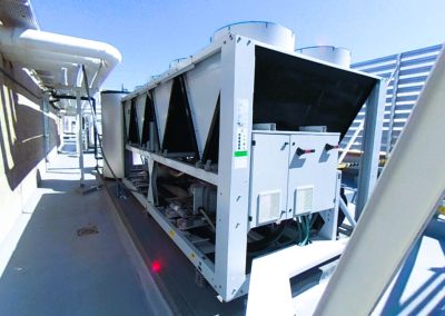 Anillo de frío galería comercial. Aeropuerto de Gran Canaria, España