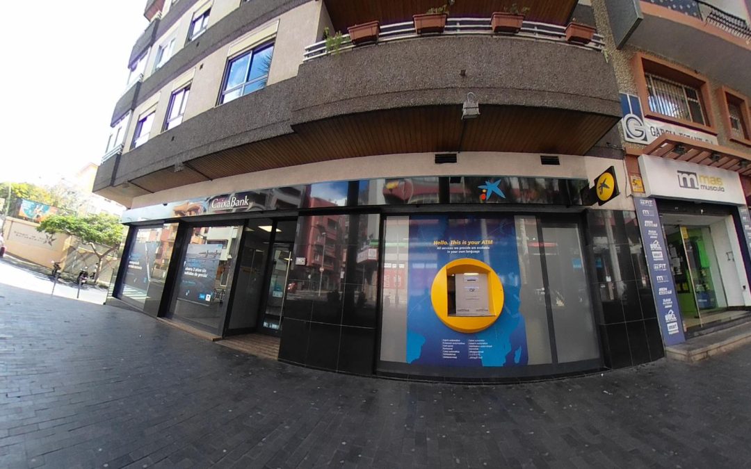Regularización de instalación eléctrica
  oficina bancaria Caixabank 6655 LA SALLE . Tenerife