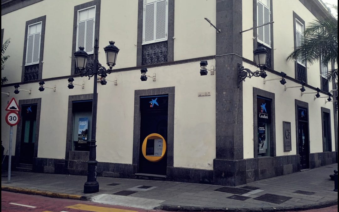 Regularización de instalación eléctrica
  oficina bancaria Caixabank 2250 MURO VEGUETA. Gran Canaria