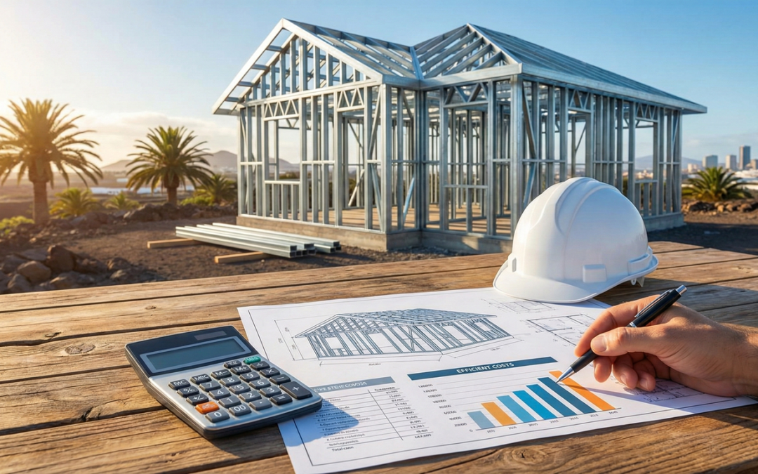 Guía Definitiva de Gastos para Autopromoción Steel Frame: Cuánto Cuesta Construir tu Casa en Canarias 🏗️💶