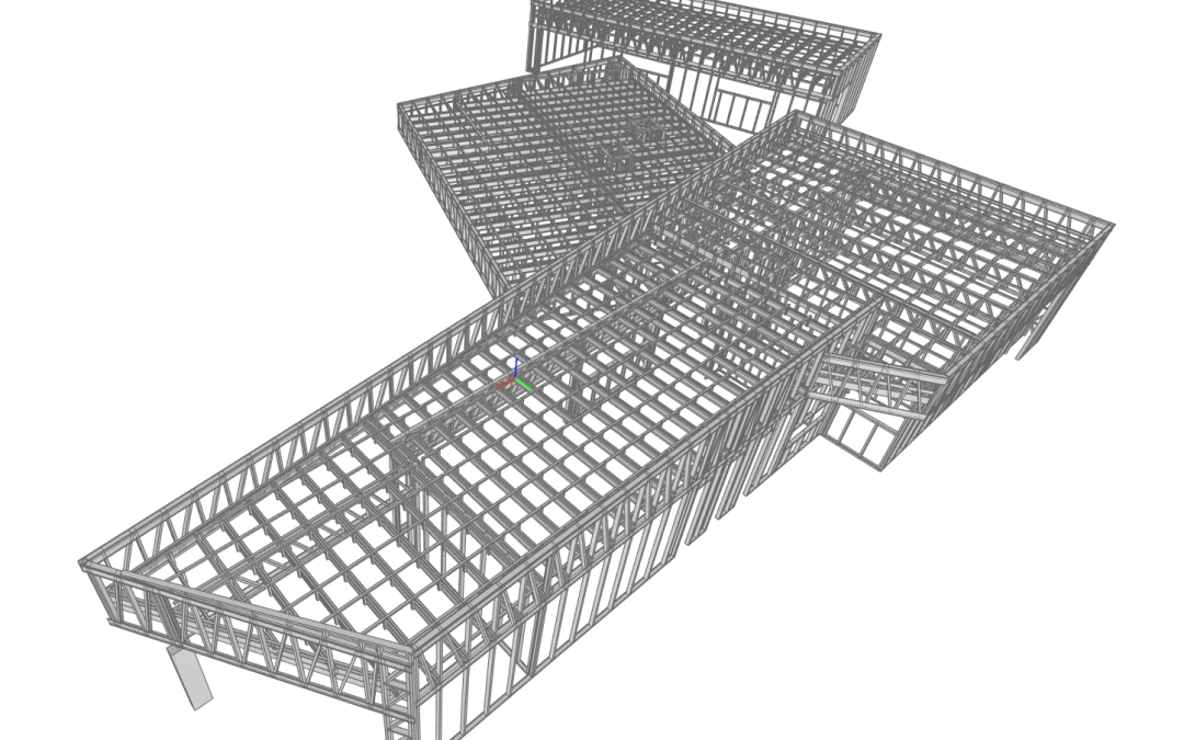 Estructura para vivienda unifamiliar con LSF (Steal Frame). Tetir, Fuerteventura, España