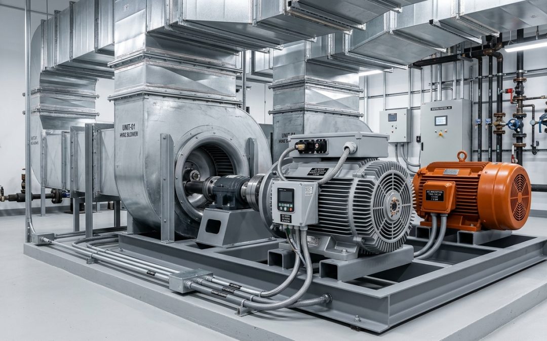 Motores EC vs. AC en Climatización y Ventilación: Criterios de Selección, Rendimiento Real y Errores en Obra