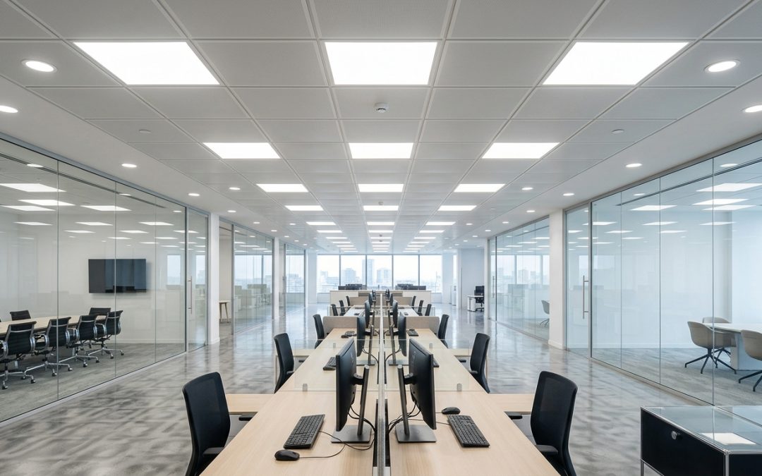 Sustitución de Fluorescentes por LED en Edificios Terciarios: Criterios Técnicos, Retos en T8 y G24, y Seguridad Eléctrica