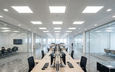 Sustitución de Fluorescentes por LED en Edificios Terciarios: Criterios Técnicos, Retos en T8 y G24, y Seguridad Eléctrica
